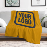 Custom Yellow Blue Blanket