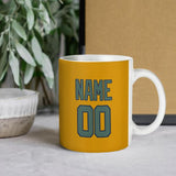 Custom Yellow Blue Green Mug