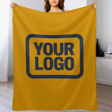 Custom Yellow Blue Blanket
