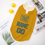 Custom Yellow Blue Green Pet Vest