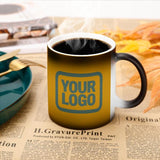 Custom Yellow Blue Green Magic Mug