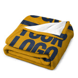 Custom Yellow Blue Blanket