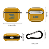 Custom Yellow Blue Green AirPods Case (3rd Generation)
