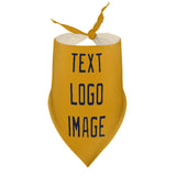 Custom Yellow Navy Pet Scarf