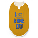 Custom Yellow Sky Blue Pet Vest