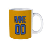 Custom Yellow Sky Blue Mug