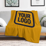 Custom Yellow Navy Blanket