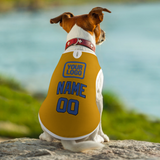 Custom Yellow Sky Blue Pet Vest