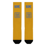 Custom Yellow Sky Blue Knee-High Sock