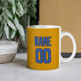 Custom Yellow Sky Blue Mug