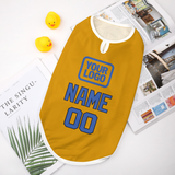 Custom Yellow Sky Blue Pet Vest