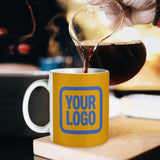 Custom Yellow Sky Blue Mug