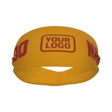 Custom Yellow Coral Red Sports headband