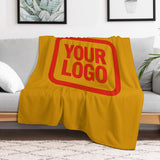 Custom Yellow Orange Red Blanket