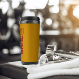 Custom Yellow Coral Red Stainless Steel Water Cup