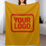 Custom Yellow Orange Red Blanket