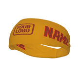 Custom Yellow Coral Red Sports headband