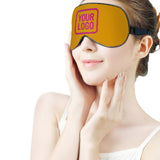 Custom Yellow Pink Sleep Mask