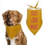 Custom Yellow Pink Pet Scarf