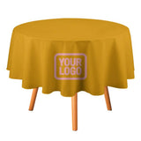 Custom Yellow Light Pink Round Table Cloth