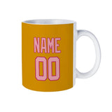 Custom Yellow Light Pink Mug
