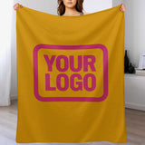 Custom Yellow Pink Blanket
