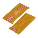 Custom Yellow Light Pink Sports headband