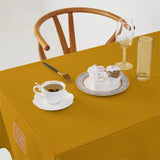 Custom Yellow Pink Square Table Cloth