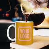 Custom Yellow Light Pink Mug