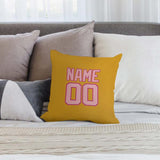Custom Yellow Light Pink Pillowcase