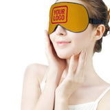 Custom Yellow Red Sleep Mask