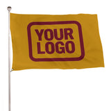 Custom Yellow Crimson Red Flag