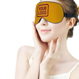 Custom Yellow Crimson Red Sleep Mask