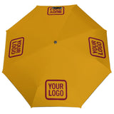Custom Yellow Crimson Red Automatic Umbrella