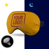 Custom Yellow Coral Red Sleep Mask