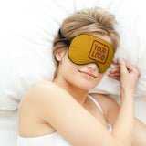Custom Yellow Coral Red Sleep Mask
