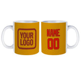Custom Yellow Orange Red Mug
