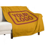 Custom Yellow Coral Red Blanket