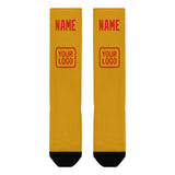 Custom Yellow Orange Red Knee-High Sock