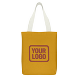 Custom Yellow Orange Red Canvas Tote Bag