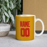 Custom Yellow Orange Red Mug