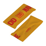 Custom Yellow Orange Red Sports headband