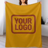 Custom Yellow Coral Red Blanket