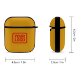 Custom Yellow Orange Red AirPods Case