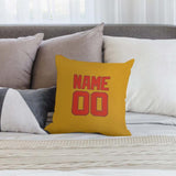 Custom Yellow Orange Red Pillowcase