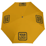 Custom Yellow Black Automatic Umbrella