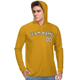Custom Yellow Cream UV-Hoodie