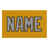 Custom Yellow Gray Beach Towel