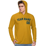 Custom Yellow Green UV-Hoodie