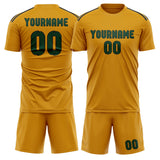 Custom Yellow Green Soccer Jersey